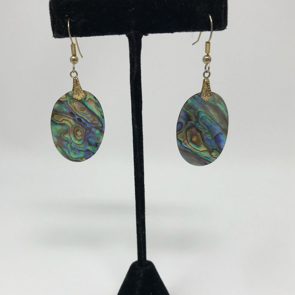 Abalone shell earrings